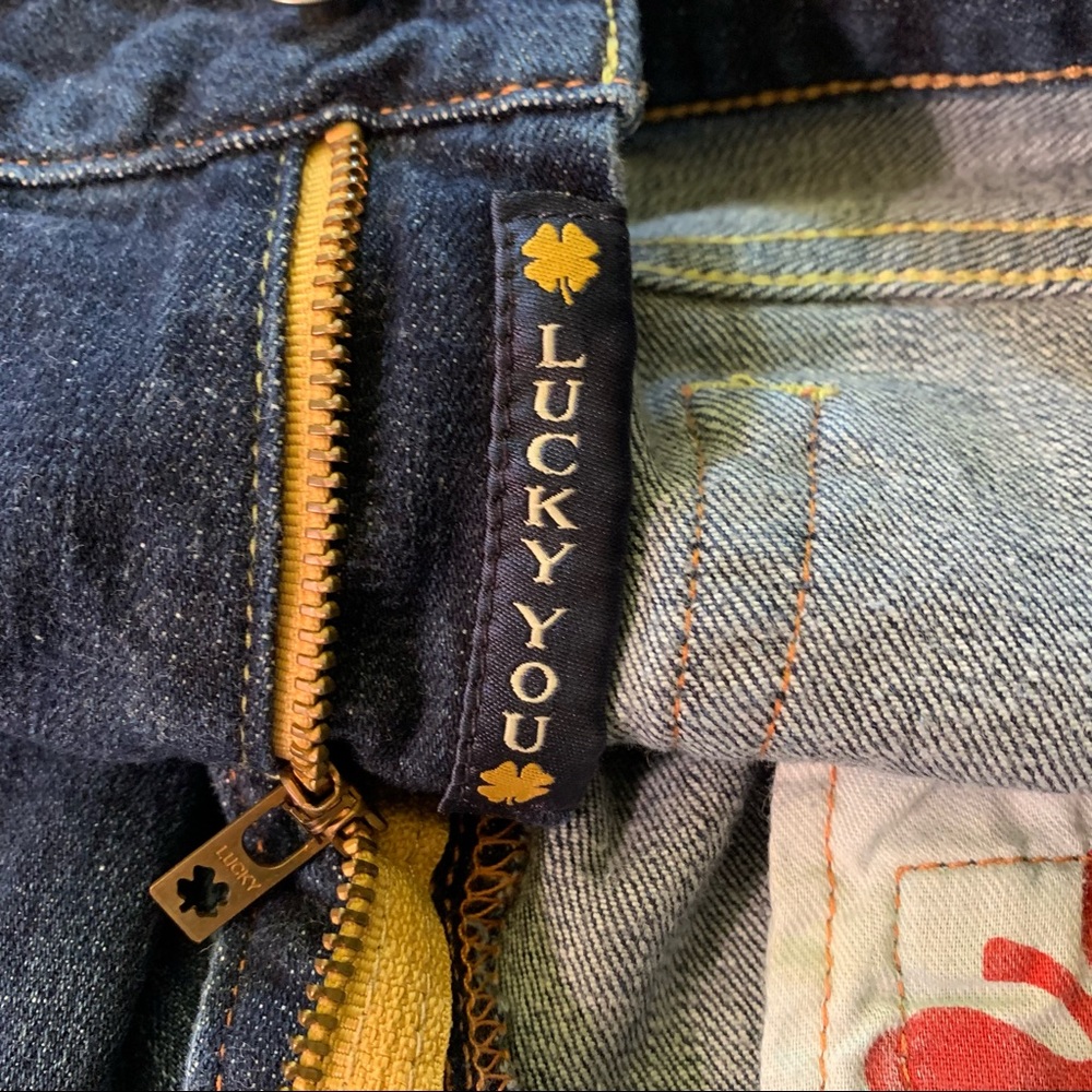 Lucky Brand Lola Skinny Jeans Dark Wash Sz 12/31 - Picture 7 of 13